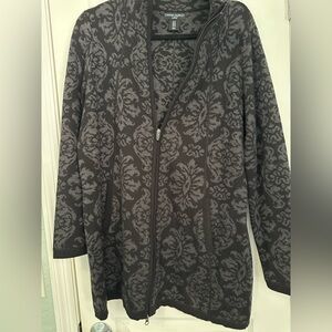 Cynthia Rowley Black Patterned Jacket